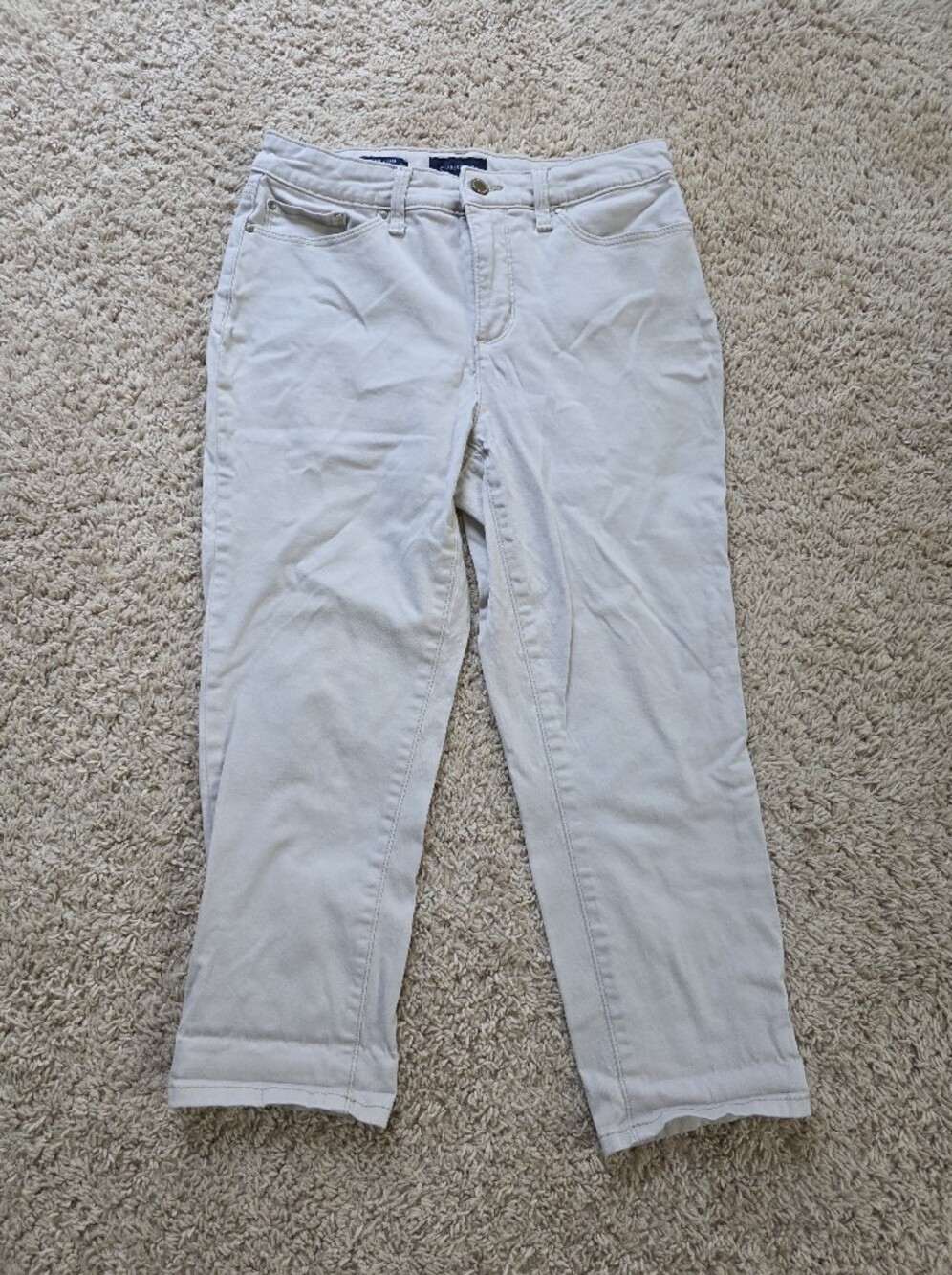 Charter Club Bristol Capri Tan Khaki Cropped Pants Size 6